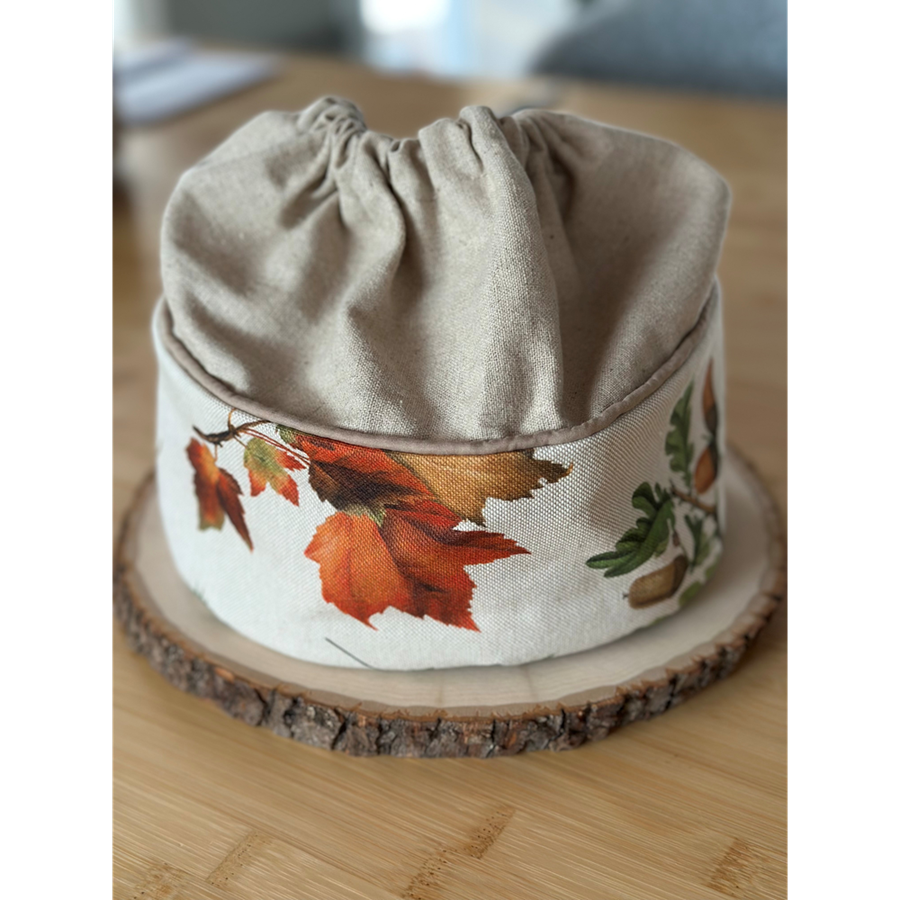 Panier à pain chauffant aux motifs arboricoles