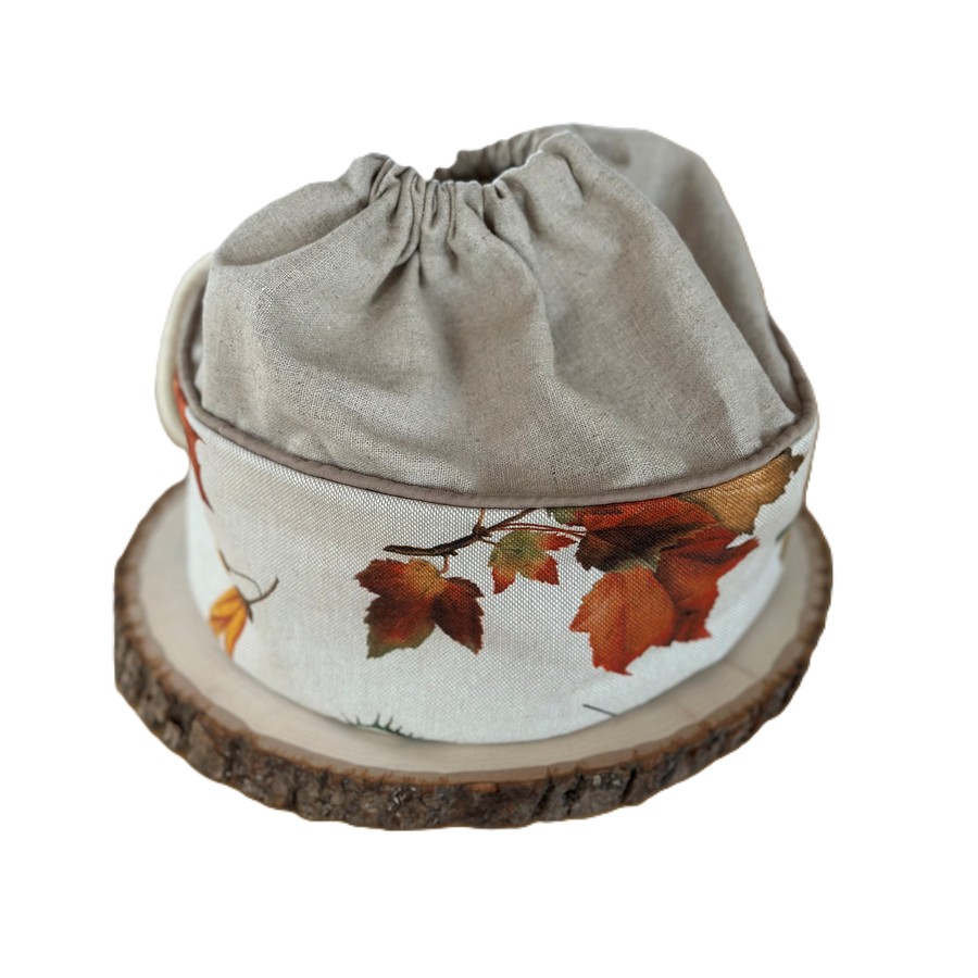 Panier à pain chauffant aux motifs arboricoles