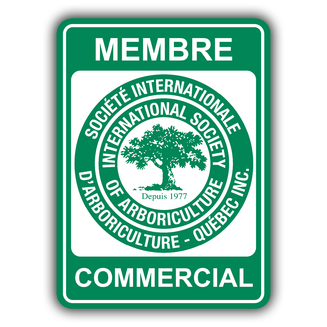 Autocollant Membre commercial